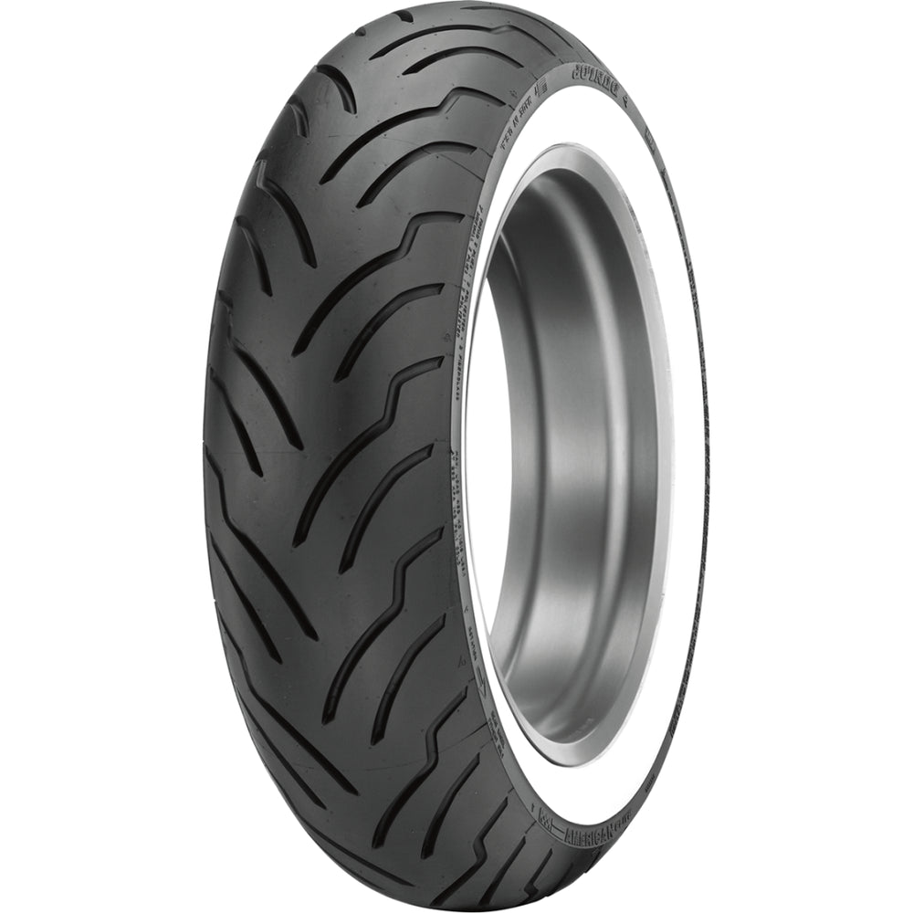 Dunlop American Elite Whitewall Rear Tire, 180/65B16