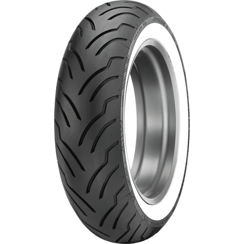 Dunlop American Elite 180/65B16 rear tire with wide whitewall (45131150)
