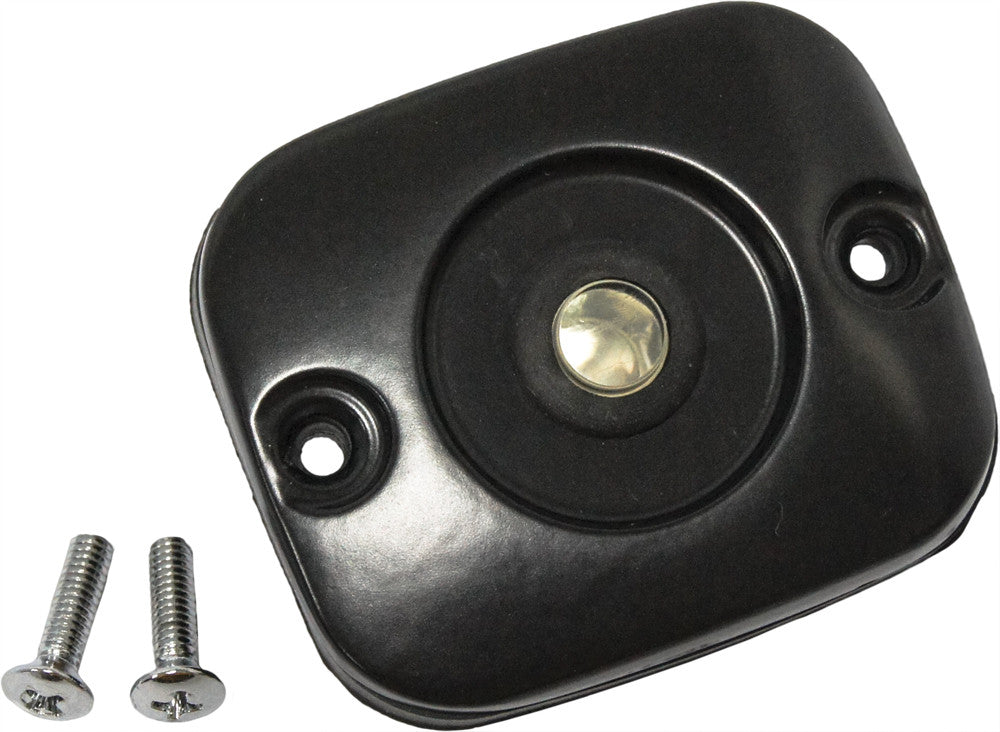 HardDrive Black Front Master Cylinder Cover, 1996-2006