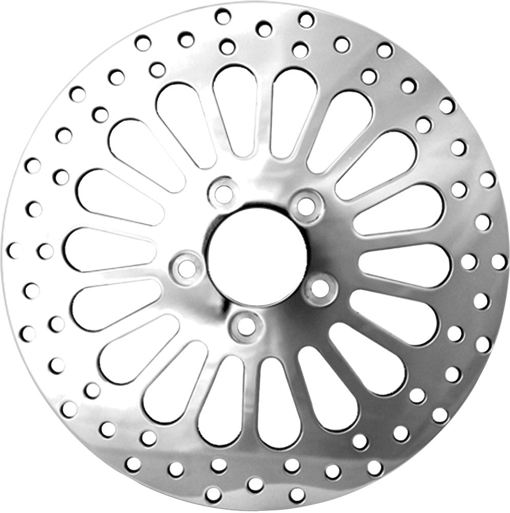 HardDrive Polished Rear Spoker Brake Rotor, 11.5in
