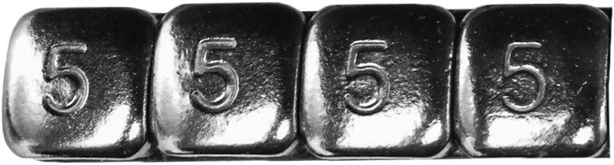 K&L Chrome Wheel Weights, 5g, 360-Piece Box