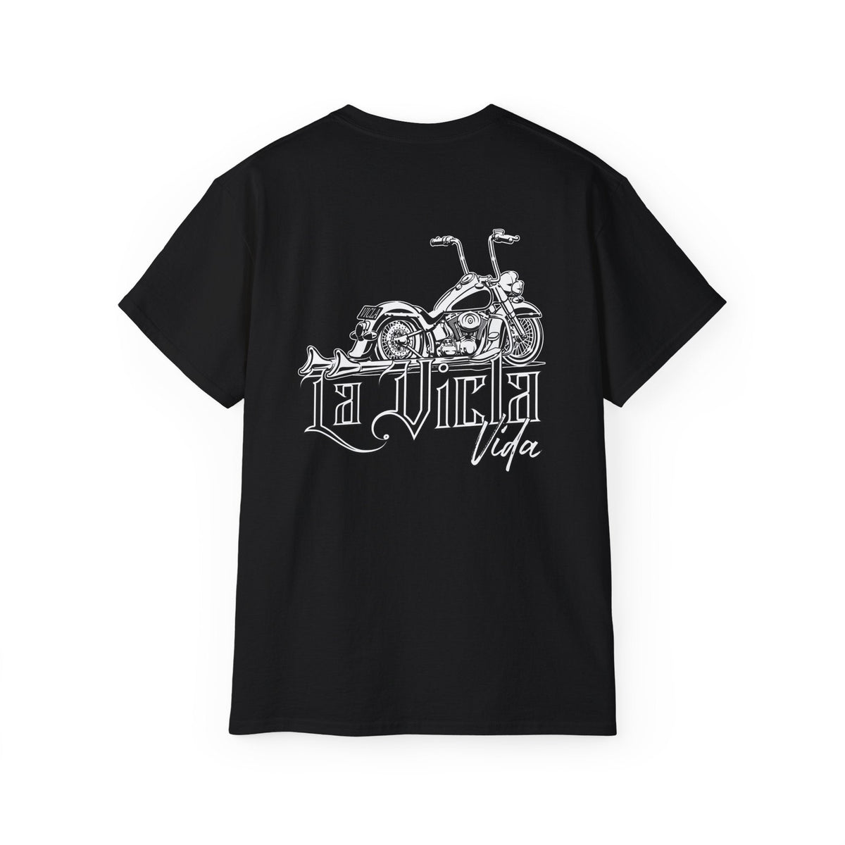 B/W Vicla Vida - Black Shaka Active Tee design reference