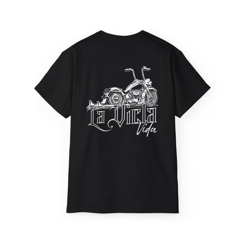 B/W Vicla Vida - Black Shaka Active Tee design reference