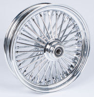 HD chrome 48-spoke 16x3.5 front SD · WG hub; 1-inch axle