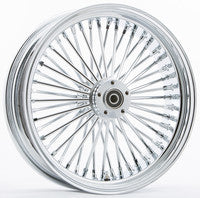 HD chrome 48-spoke 18x4.25 rear · BT/XL hub; 3/4-inch axle