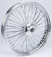 HD chrome 48-spoke 23x3.5 front DD · WG hub; 1-inch axle
