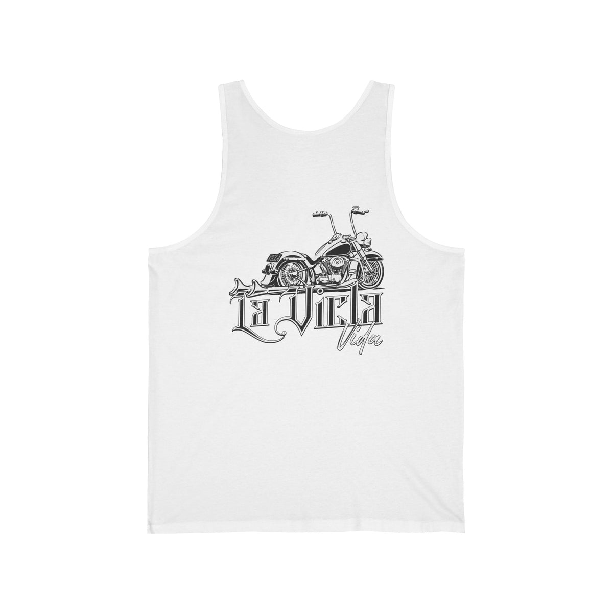 White Logo Vicla tank top