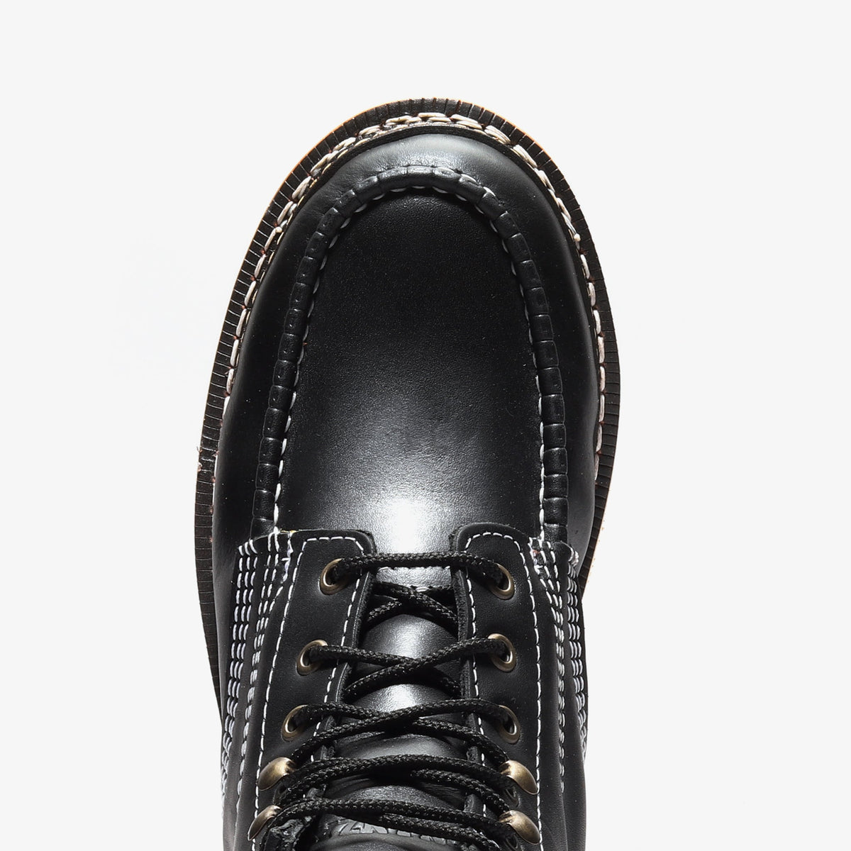 FRONTIER CLASSIC 6" MOC TOE (STEEL TOE) JET BLACK Jet Black