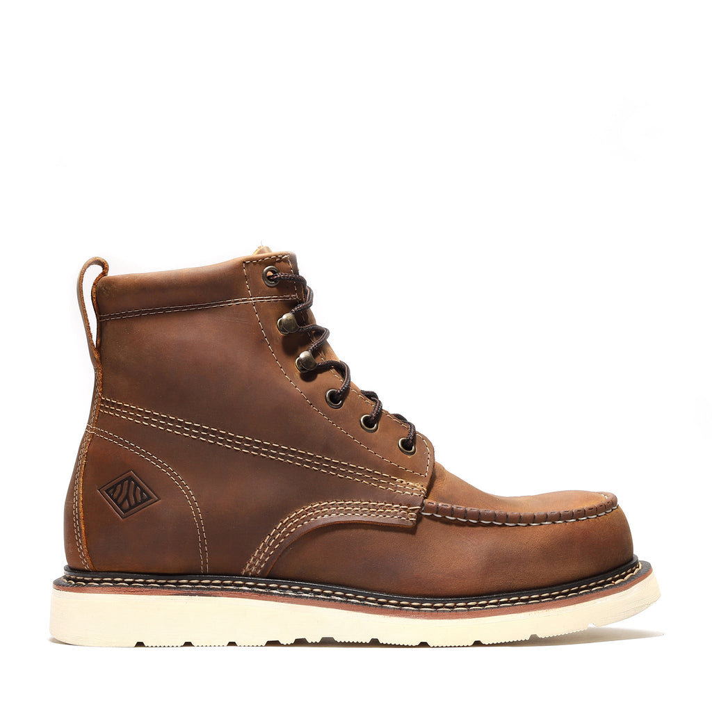 FRONTIER CLASSIC 6" MOC TOE CRAZY BROWN Crazy Brown