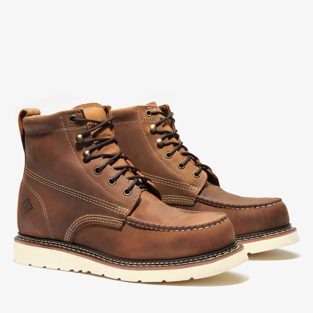 FRONTIER CLASSIC 6" MOC TOE CRAZY BROWN