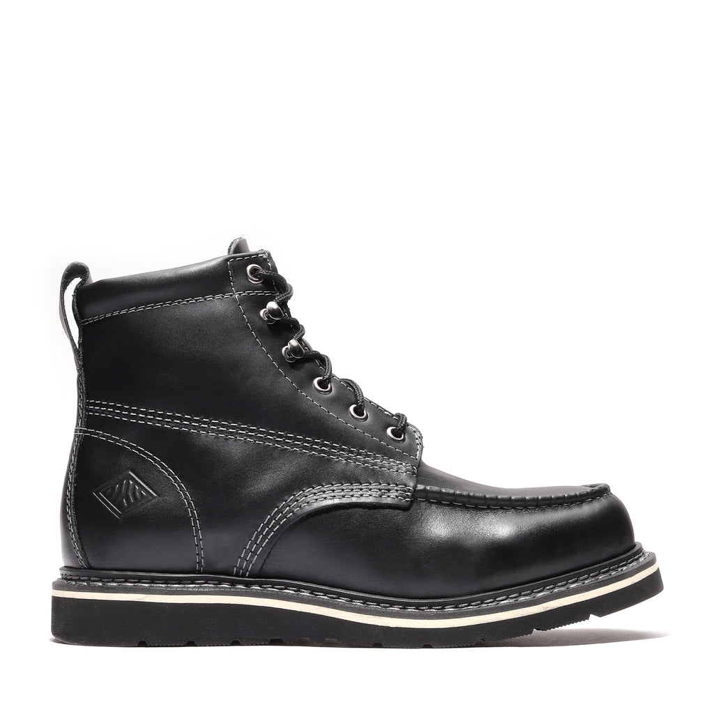 FRONTIER CLASSIC 6" MOC TOE JET BLACK Jet Black