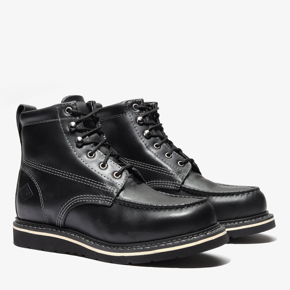 FRONTIER CLASSIC 6" MOC TOE JET BLACK Jet Black