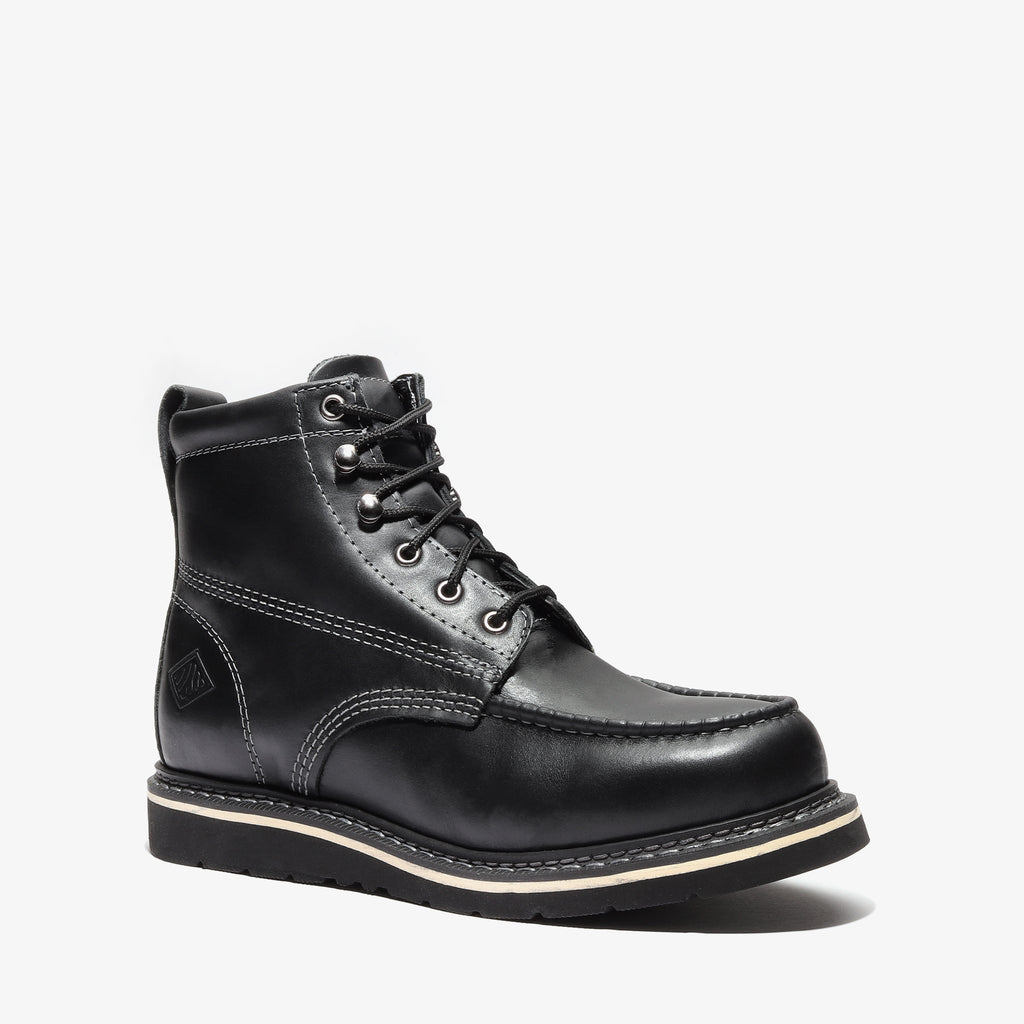 FRONTIER CLASSIC 6" MOC TOE JET BLACK Jet Black