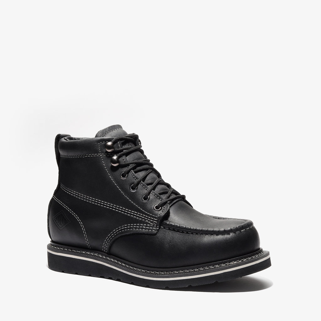 FRONTIER CLASSIC 6" MOC TOE JET BLACK Jet Black
