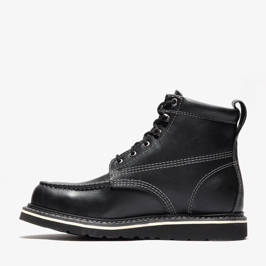 FRONTIER CLASSIC 6" MOC TOE JET BLACK Jet Black