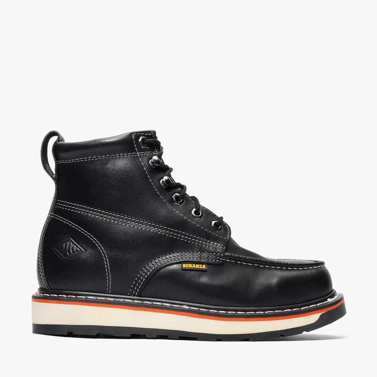 FRONTIER DUAL 6" MOC TOE BLACK Black