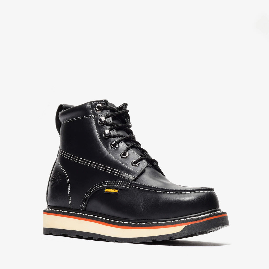 FRONTIER DUAL 6" MOC TOE BLACK Black