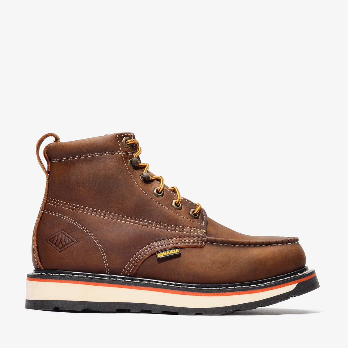 FRONTIER DUAL 6" MOC TOE CRAZY BROWN Crazy Brown