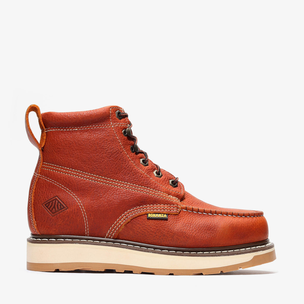 FRONTIER DUAL 6" MOC TOE LIGHT BROWN Light Brown
