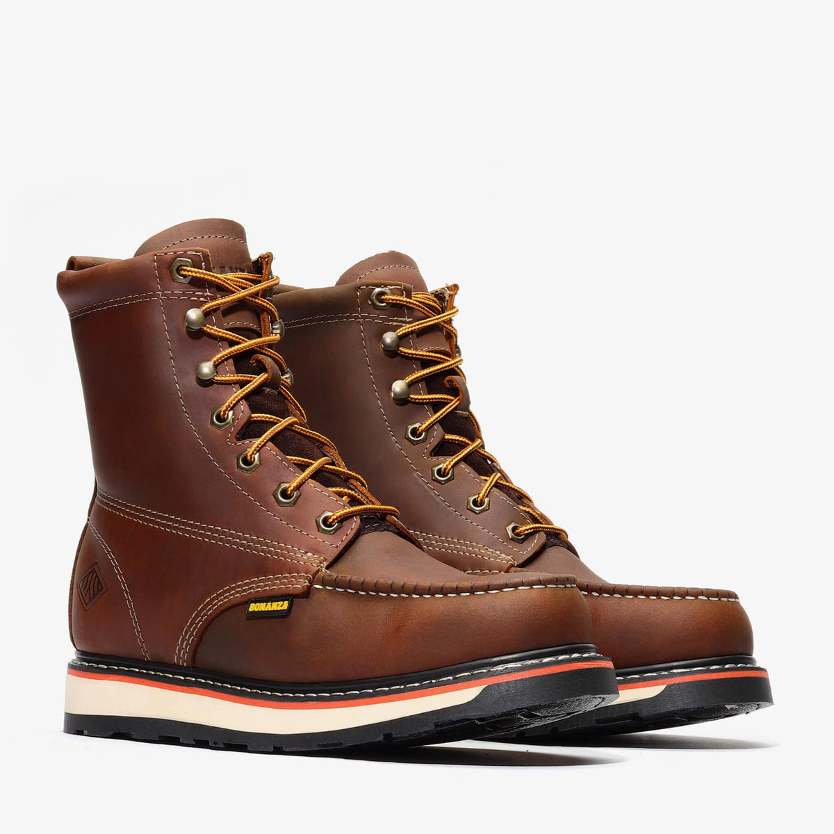 FRONTIER DUAL 8" MOC TOE Crazy Brown