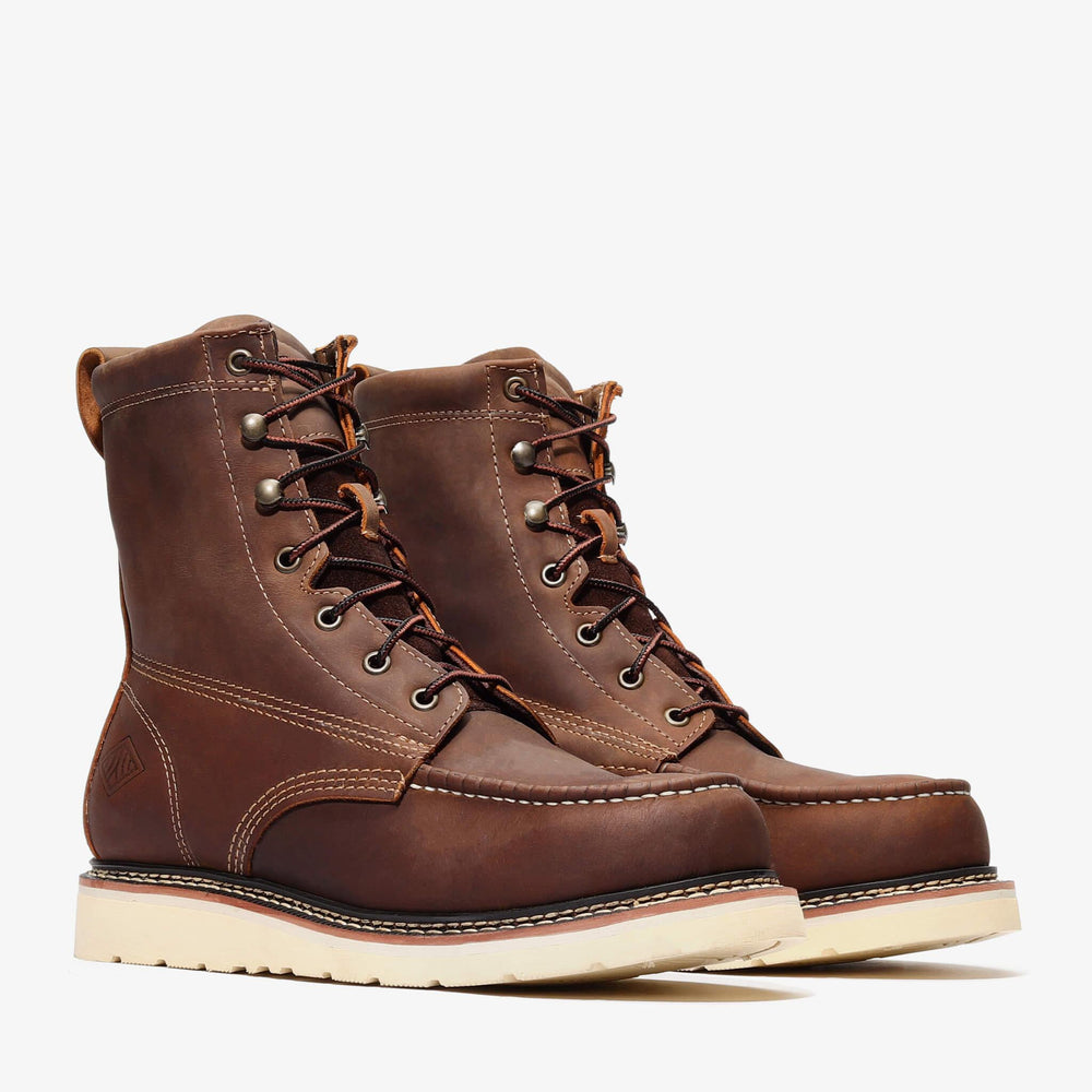 FRONTIER CLASSIC 8" MOC TOE — Crazy Brown