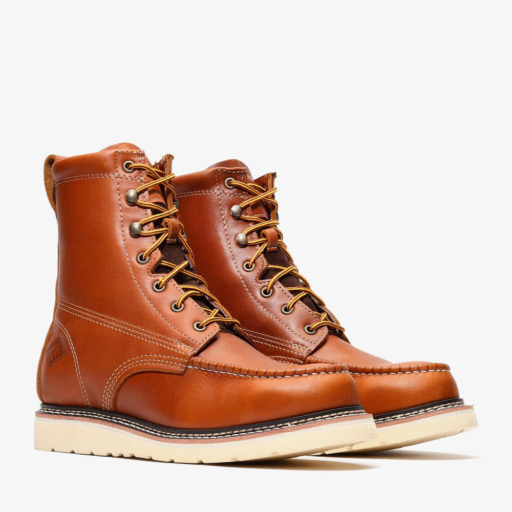 FRONTIER CLASSIC 8" MOC TOE — Golden Tan