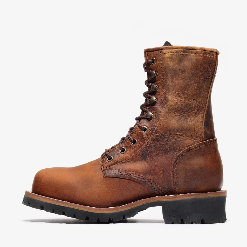 SIERRA 9" LOGGER (STEEL TOE) Brown