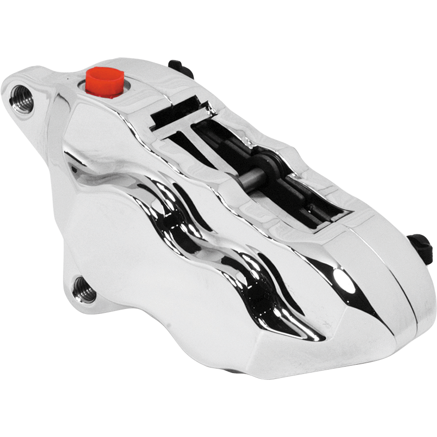 HHI Chrome Left Front 4-Piston Caliper