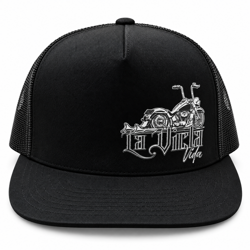 B/W Vicla Vida Motorcycle - Yupoong Trucker Hat