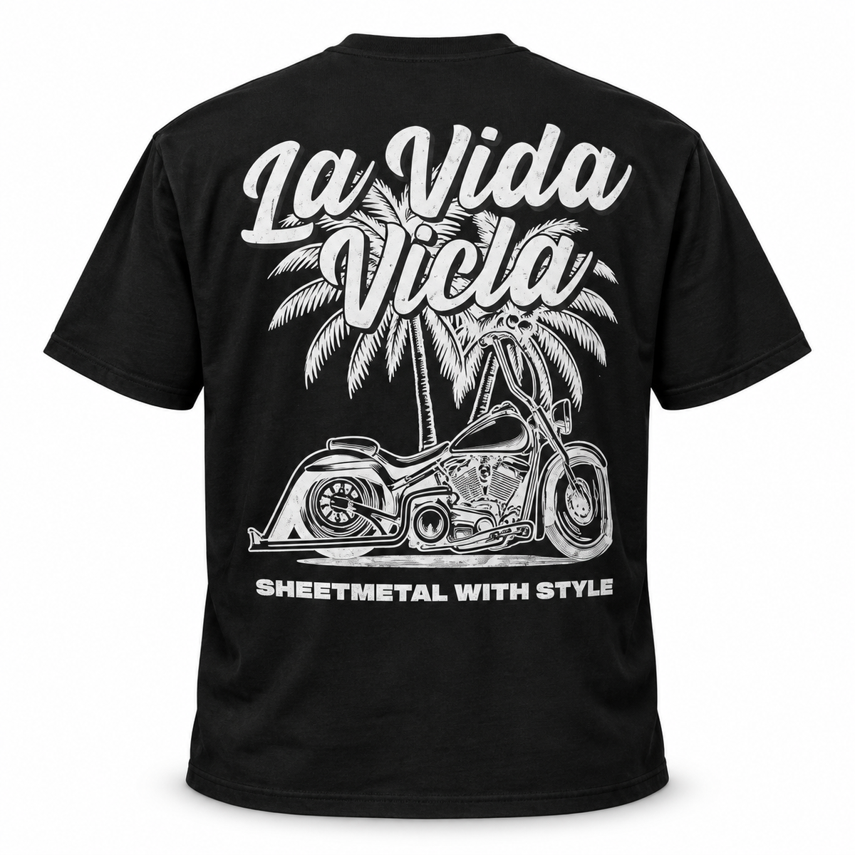 La Vida Vicla x Klock Werks - Black Tee