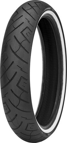 Shinko 777 whitewall front, 90/90-21