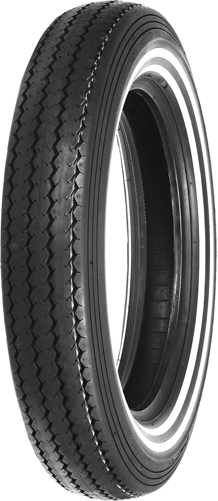 Shinko Classic 240 Double White Stripe Whitewall Front/Rear Tire, MT90-16