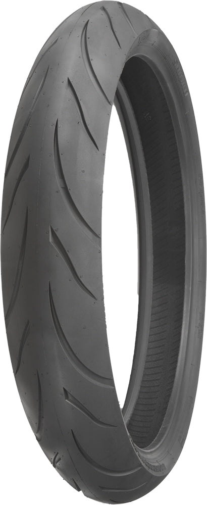 Shinko 011 Verge Front Blackwall Tire, 130/60VR23